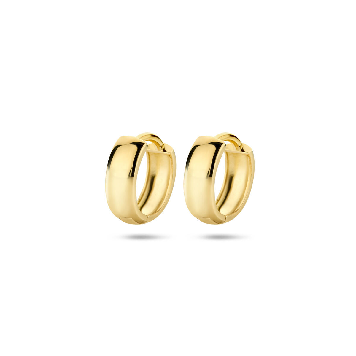 Klappcreolen 12 mm 14K Gelbgold