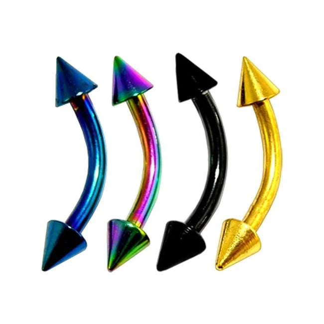 chirurgisch stalen Banana met puntjes