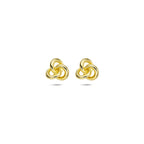 Ohrstecker Knopf 7 mm 14K Gelbgold