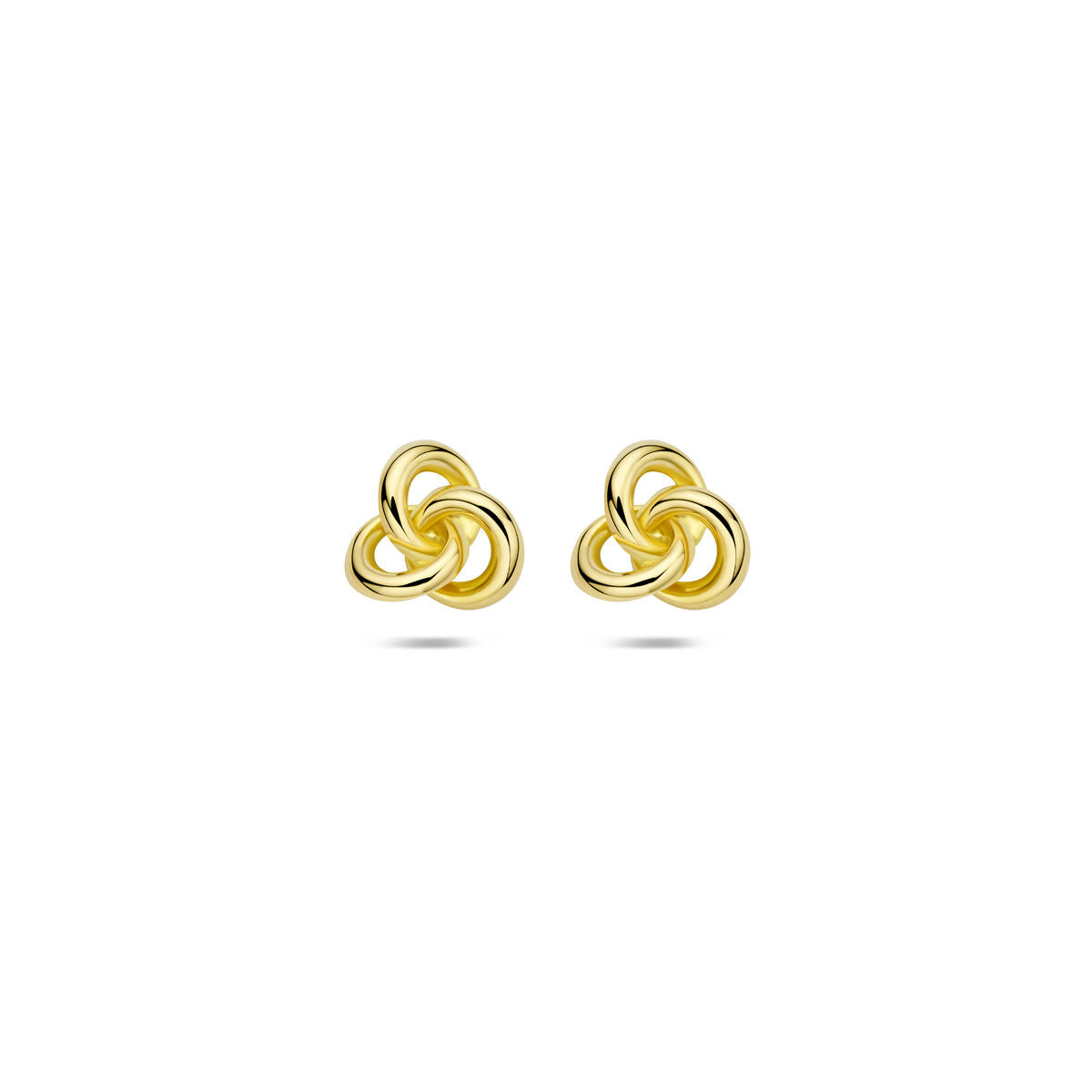 Ohrstecker Knopf 7 mm 14K Gelbgold
