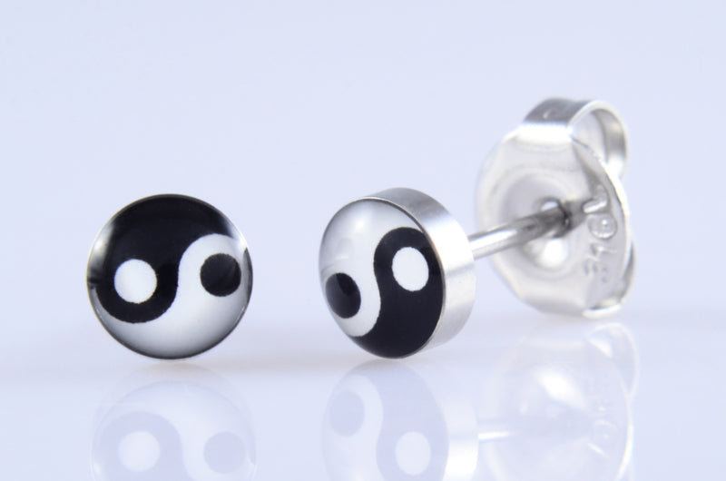 Oorknop yinyang 5 mm