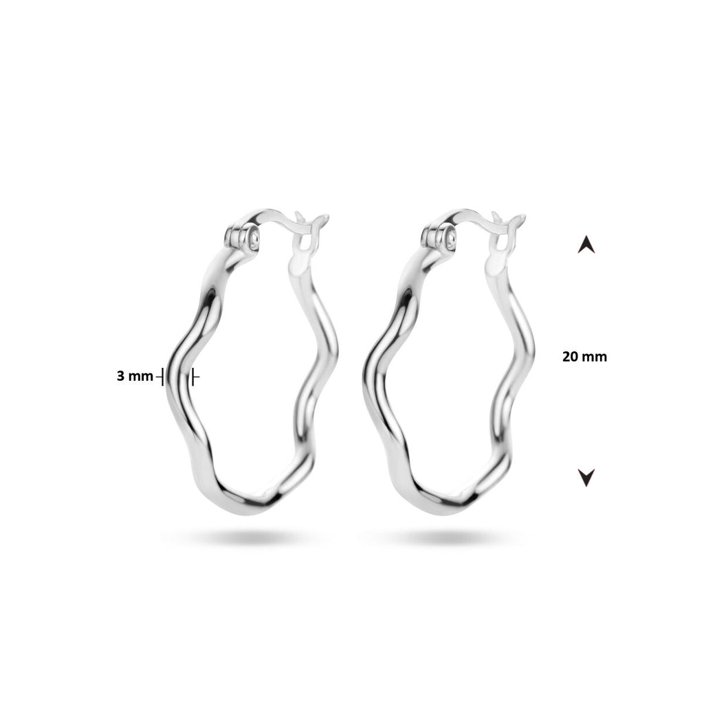 Ohrringe Silber rhodiniert