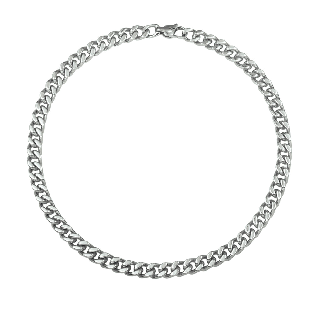 gourmette 4-zijdes geslepen 9,3 mm edelstaal