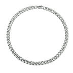 gourmette 4-zijdes geslepen 9,3 mm edelstaal
