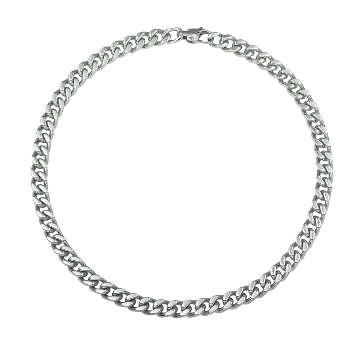 gourmette 4-zijdes geslepen 9,3 mm edelstaal