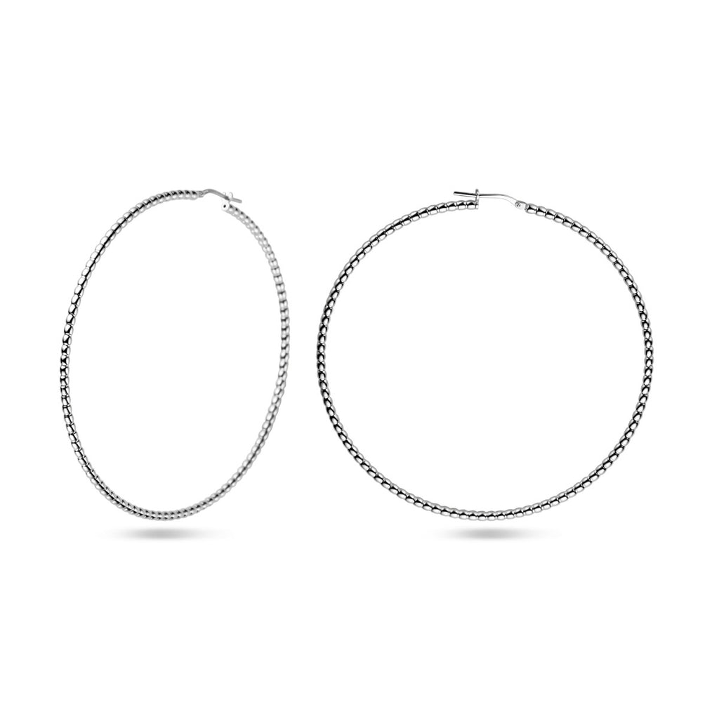 oorringen 2,5 mm zilver gerhodineerd