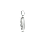 hanger zirkonia zilver gerhodineerd