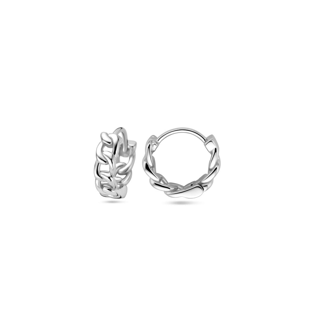 klapoorringen 10,5 mm zilver gerhodineerd
