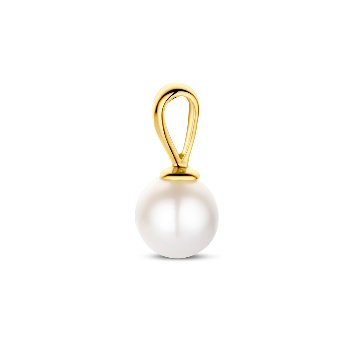 hanger parel 12 mm 14K geelgoud