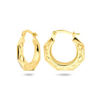 Ohrringe lapidiert 14K Gelbgold