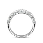 Ring Zirkonia Silber rhodiniert