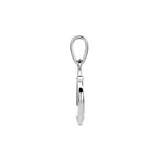 hanger anker 20 mm zilver gerhodineerd