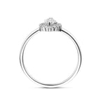 Ring Zirkonia Silber rhodiniert