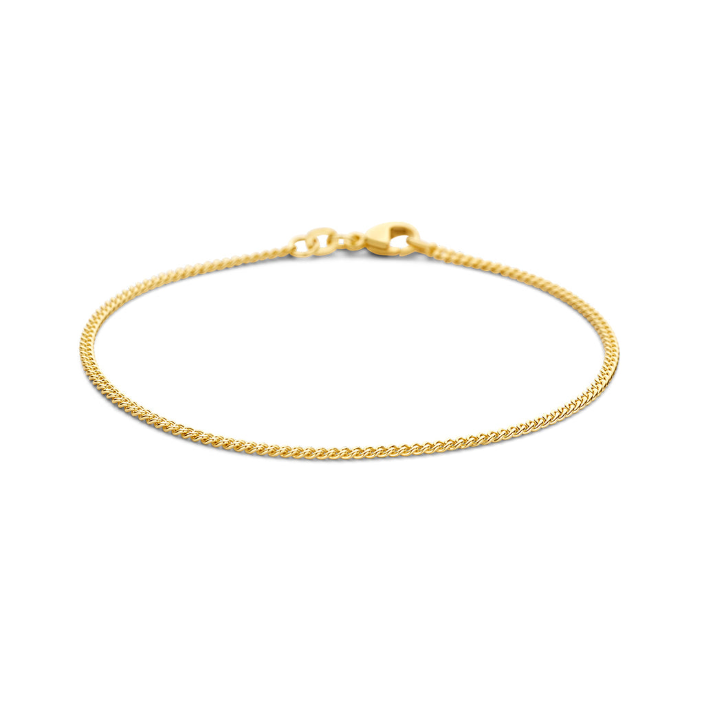 gourmette 1,7 mm 14K geelgoud