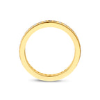 Ring Zirkonia 3 Mikron silbervergoldet (gelb)