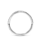 ring zirkonia zilver gerhodineerd