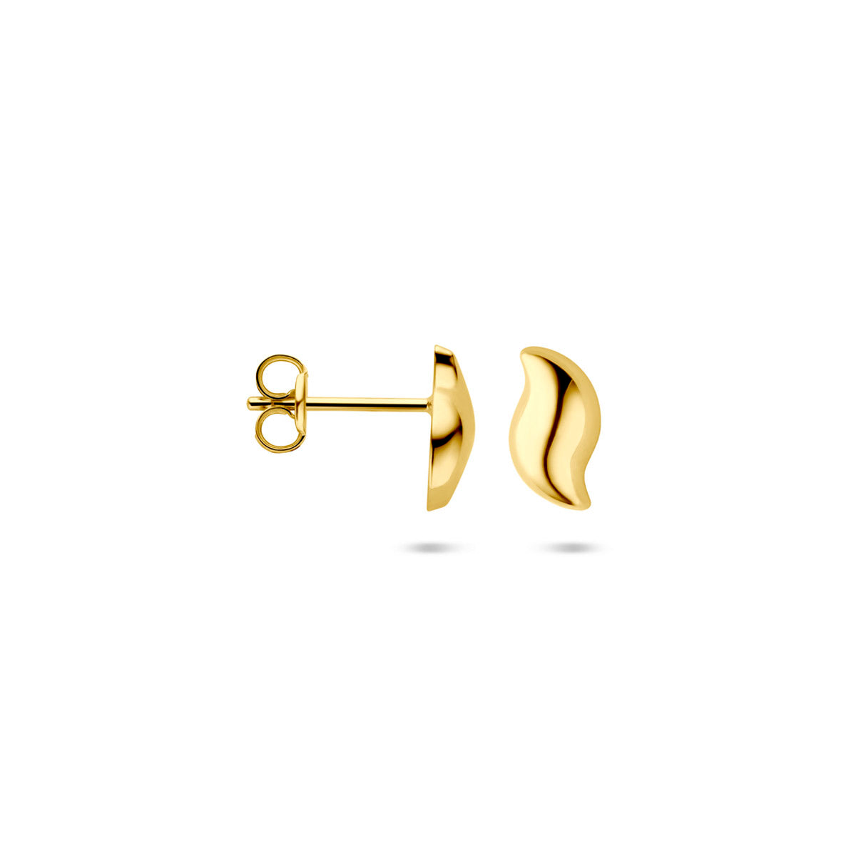 Ohrstecker 8 mm 14K Gelbgold
