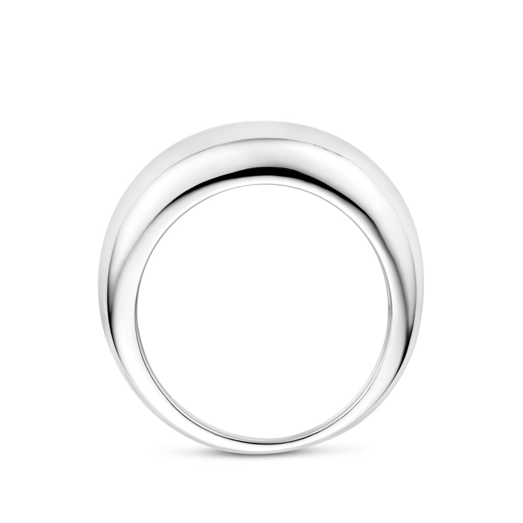 ring balloon zilver gerhodineerd