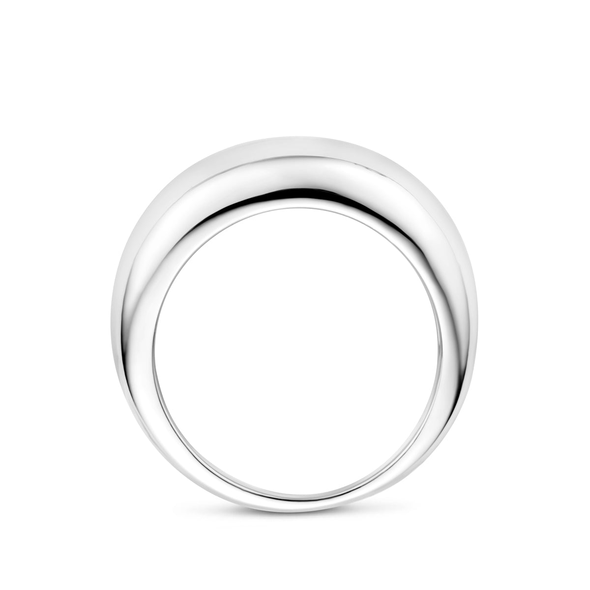 ring balloon zilver gerhodineerd