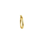 oorring 16,5 mm per stuk 14K geelgoud