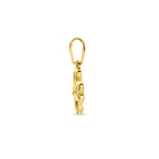 hanger klavertje 9,5 mm 14K geelgoud