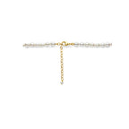 Halskette Perlen 5,0 mm 40 + 5 cm 14K Gelbgold
