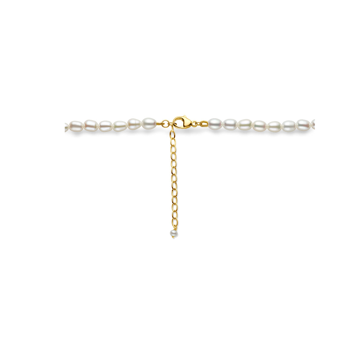 Halskette Perlen 5,0 mm 40 + 5 cm 14K Gelbgold