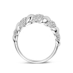 Ring Zirkonia Silber rhodiniert
