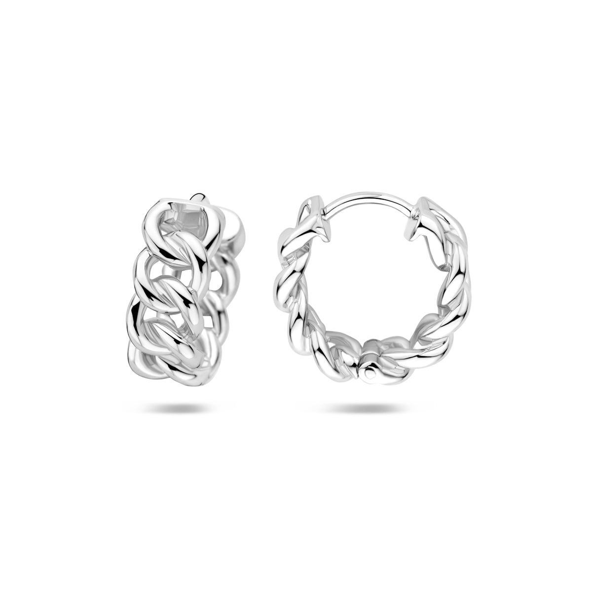 klapoorringen gourmet 16,5 zilver gerhodineerd