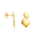 oorknoppen 19,5 mm 14K geelgoud