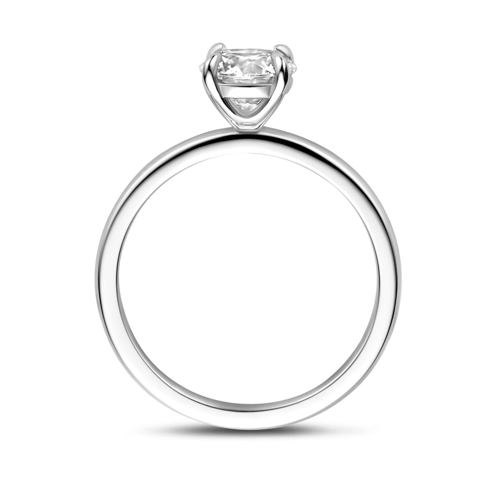 Ring Zirkonia Silber rhodiniert