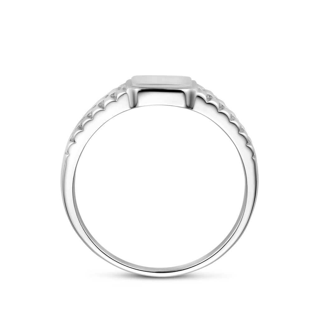 ring zilver gerhodineerd