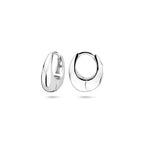 klapoorringen 13,5 mm zilver gerhodineerd