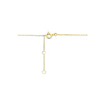 Korallenkette 40 - 42 cm 14K Gelbgold