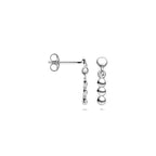 oorhangers bolletjes 15 mm zilver gerhodineerd