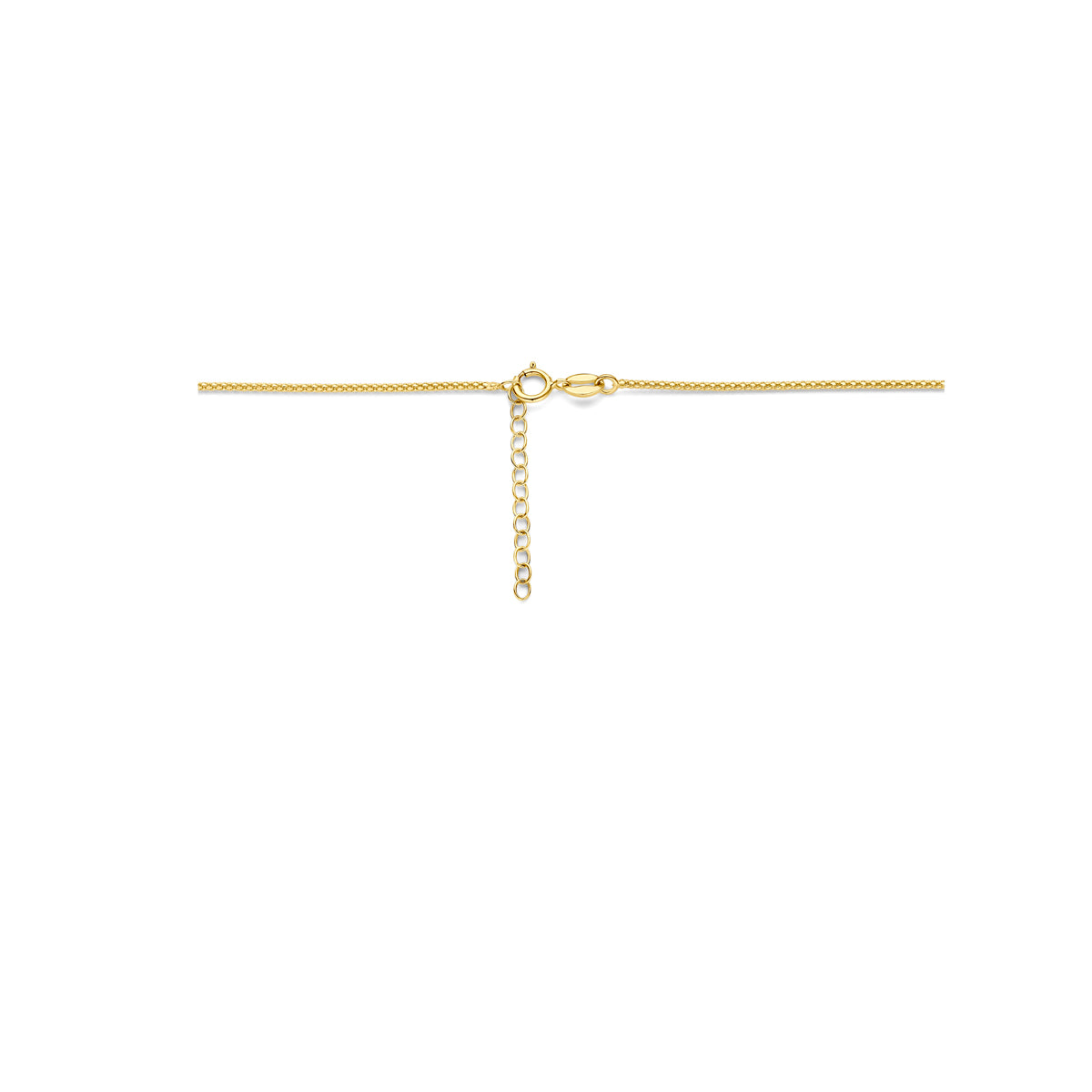 collier 1,2 mm 42 + 3 cm 14K geelgoud