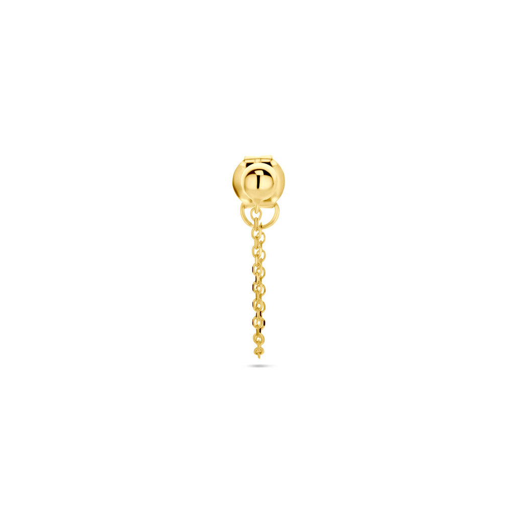 Ohrstecker Kugel pro Stück 14K Gelbgold