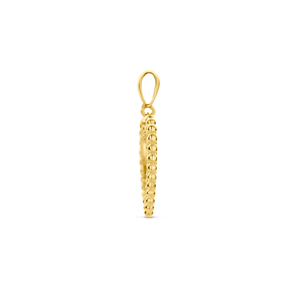 Anhänger Herz Zirkonia 14K Gelbgold