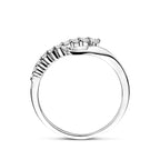 Ring Zirkonia Silber rhodiniert