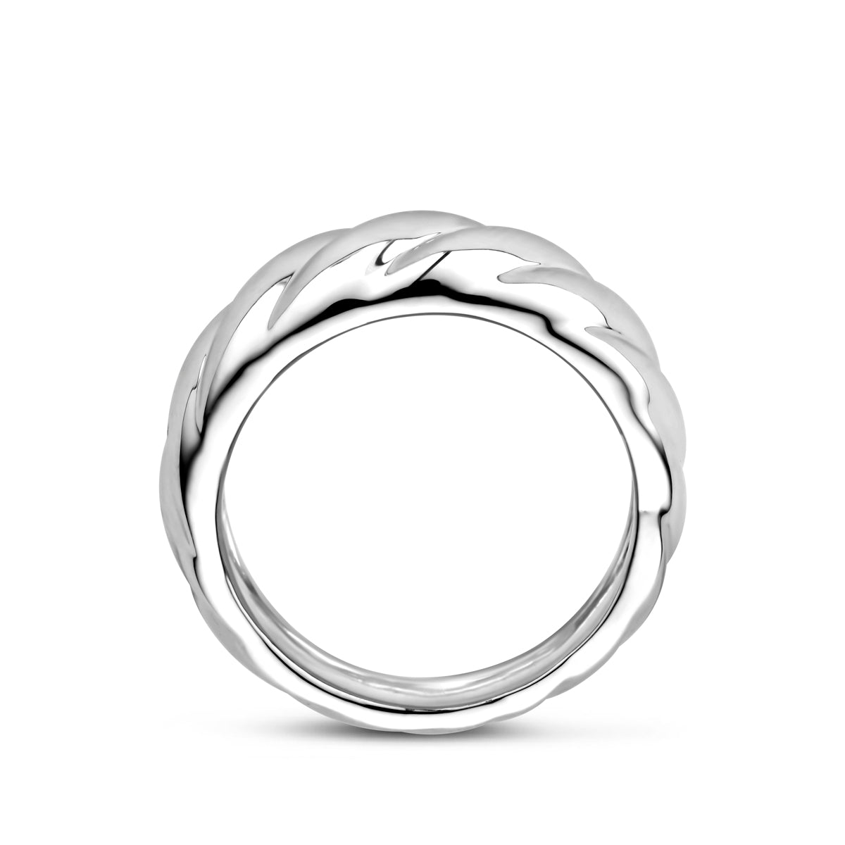 ring balloon zilver gerhodineerd