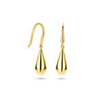 oorhangers druppel franse haak 14,5 mm 14K geelgoud