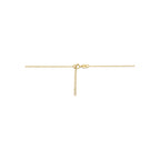 y-collier 42 + 3 cm 14K geelgoud
