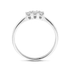 ring diamant 0.12ct h si 18K witgoud