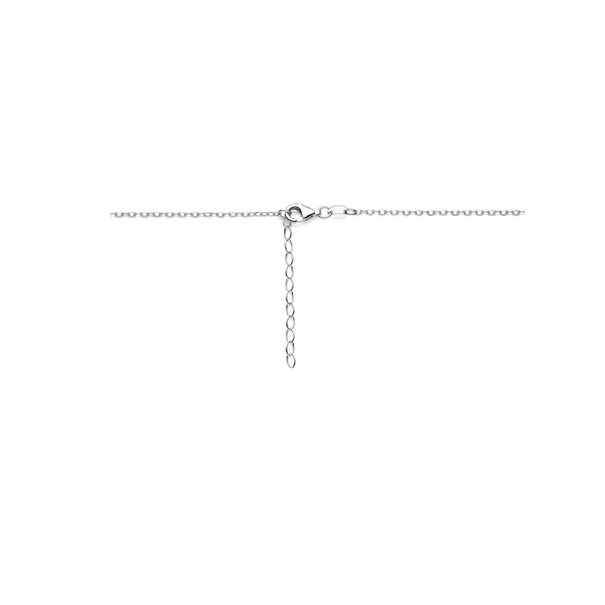 Halskette 40 + 4 cm Silber rhodiniert