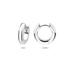 klapoorringen 14 mm zilver gerhodineerd