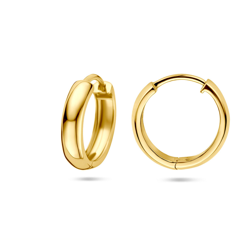 klapoorringen 3,5 mm 14K geelgoud