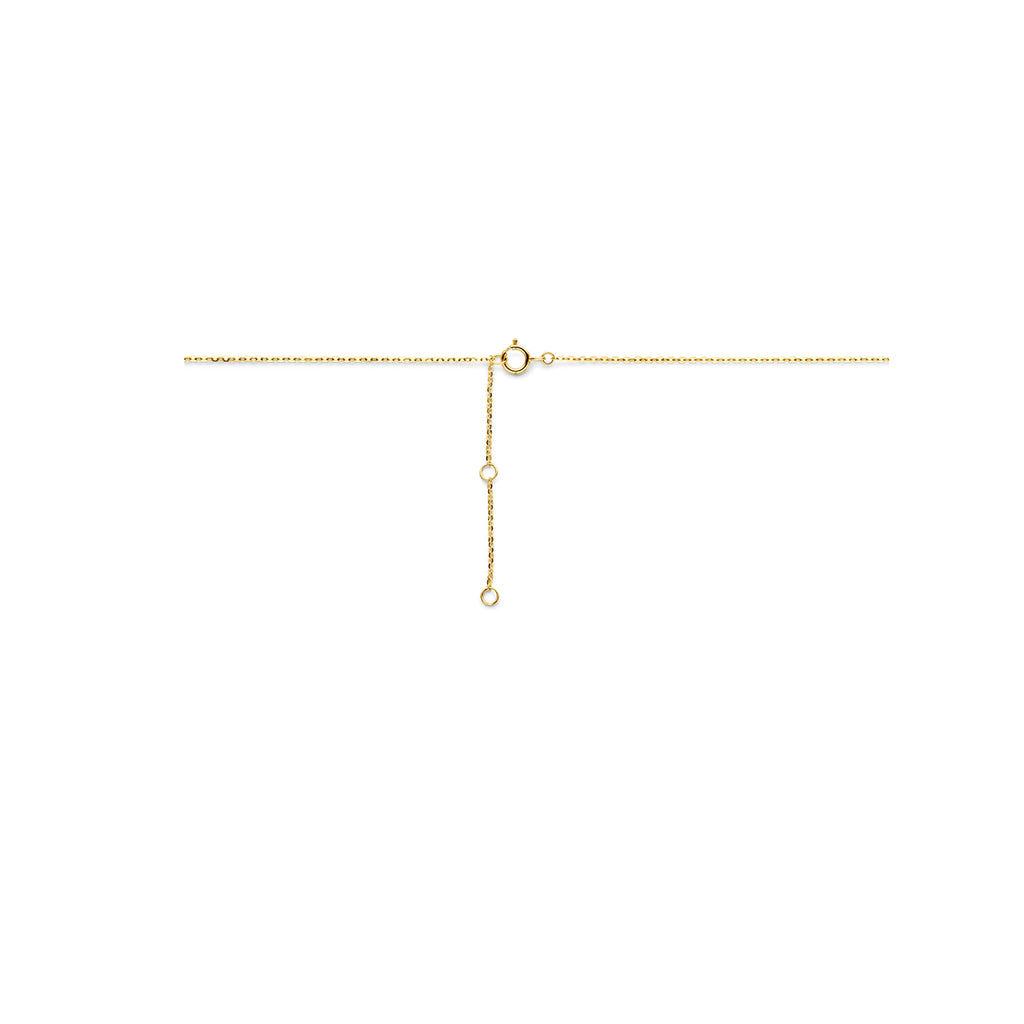 Halskette Herz 41 - 43 - 45 cm 14K Gelbgold