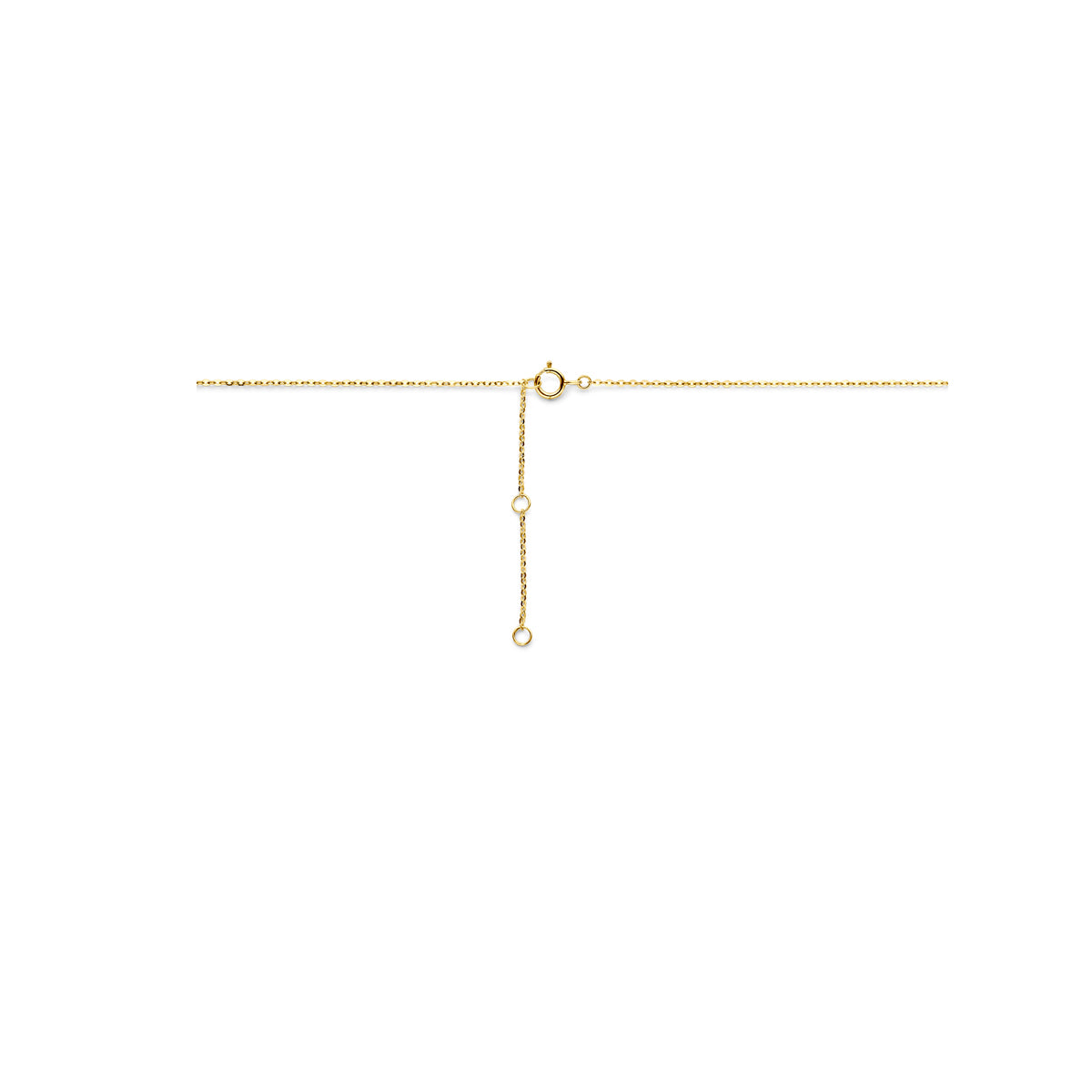 Halskette Herz 41 - 43 - 45 cm 14K Gelbgold