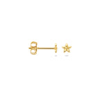 Ohrstecker Blume 3,5 mm 14K Gelbgold