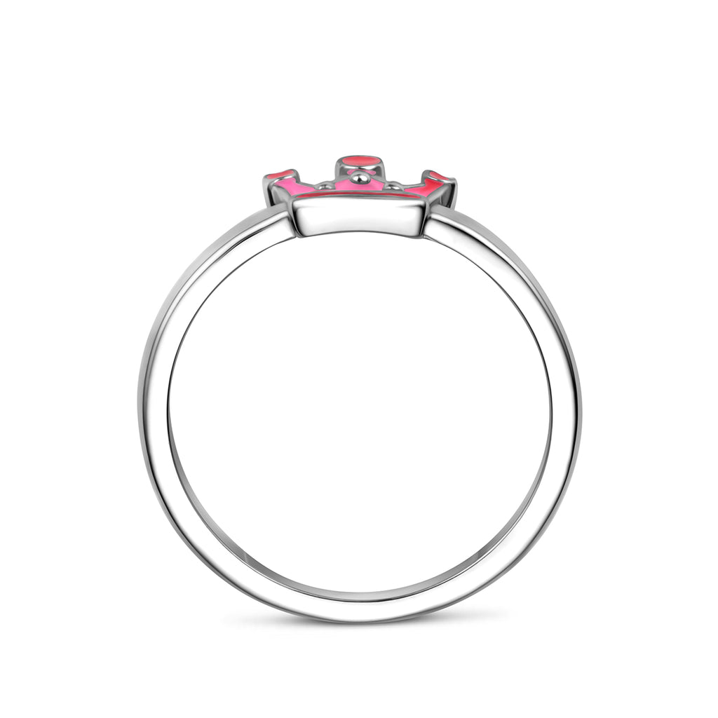 Ring Krone Silber rhodiniert